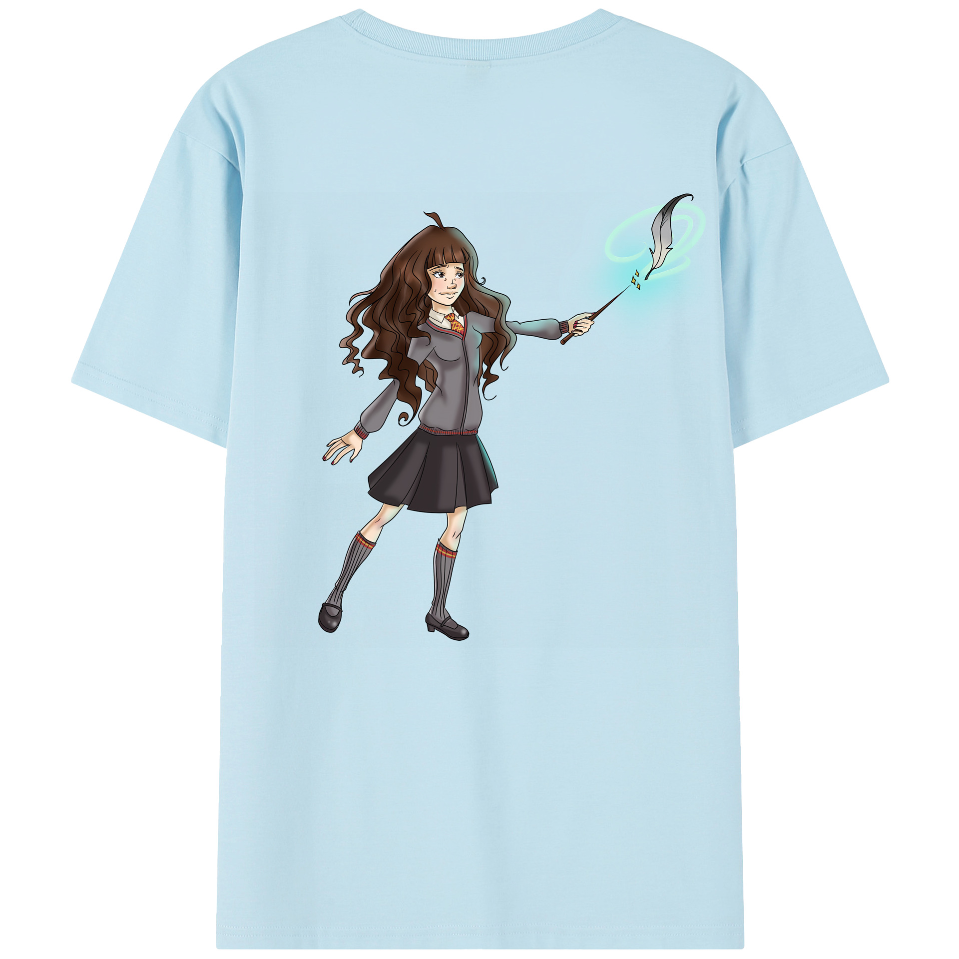 （画像用） Harry Potter ハリー・ポッターシリーズ 綿100％半袖Tシャツ（背面プリント）